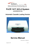 PcCR 1417 ACL4 System AA095042-00 Service Manual ver 01