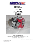 HONDA TECH MANUAL GX160