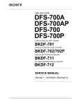 DFS-700A/700AP/700/700P Service Manual
