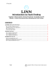 Introduction to Fault Finding - Linfo