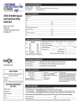 2016 Exhibit Space and Sponsorship Contract