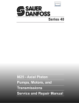 Series 40 M25 Axial Piston Pumps and Motors Service Manual