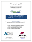 Railway Interchange 2015 Exhibitor Rules & Regulations Exhibit