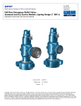 SPM® 2 Inch Relief Valves Manual