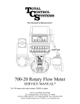 700-20 manual.2003 - Controls Warehouse