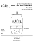 Glacier Pool Coolers manual