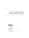 Sun Fire™ 6800/4810/4800/ 3800 Systems Product Notes