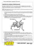 General Brake Booster Installation Instructions