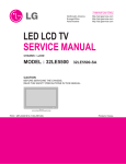 LED LCD TV SERVICE MANUAL