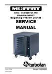 SERVICE MANUAL - Whaley Food Service