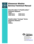 Glassware Washer Service/Technical Manual
