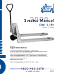 Service Manual Rol-Lift