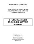 STORE MANAGER TROUBLESHOOTING MANUAL