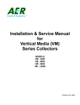 Installation & Service Manual for Vertical Media (VM) Series Collectors