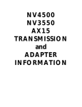 NV manual - Advance Adapters