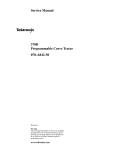370B Programmable Curve Tracer Service Manual