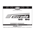Manitou 2003 Dorado Service Manual