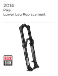 Service Manual - Pike Lower Leg Replacement Rev A