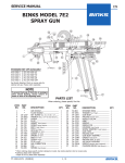 BINKS MODEL 7E2 SPRAY GUN