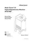 Medi-Therm&reg; III Hyper/Hypothermia Machine