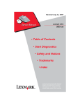 Lexmark C910, C912 5055-XXX Service Manual