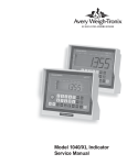 Model 1040/XL Indicator Service Manual