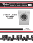 Front Load Washer Service Manual