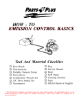 HOW - TO EMISSION CONTROL BASICS