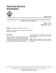 Technical Service Information