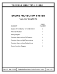 ENGINE PROTECTION SYSTEM