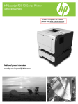 HP LaserJet P3010 Service Manual