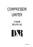 Compressor/Limiter - D&R Broadcast Mixing Consoles