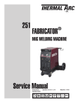 fabricator 251 Service Manual