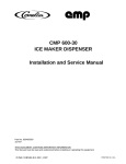 Installation and Service Manual CMP 600