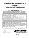 PB manual - Sharpe Mixers