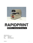 Rapidprint ServiceManual
