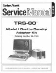 Tandy Double Density Adapter Kit Service Manual