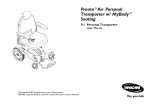 Pronto&reg;Air Personal Transporter w/ MyBody&trade; Seating