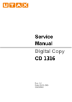 Service Manual CD 1316 / DC 2316 ENGLISH Rev.1