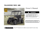 Owner Manual - Massimo Motor