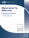 Sigma Spectrum Operators Manual