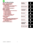 Service Manual Outline