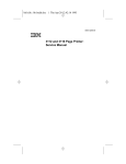 3112 and 3116 Page Printer: Service Manual