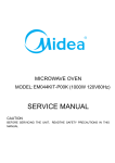 Haier Microwave HMV1632SBSS Service Manual
