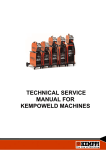 technical service manual for kempoweld