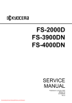 Kyocera FS-2000D printer user guide manual Operating Instructions