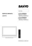 LCD TV SERVICE MANUAL LCD-32XR8DA LCD