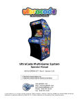 UltraCade Multi-Game System Operator Manual