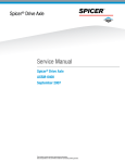 Service Manual - Dana Corporation