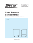Chest Freezers Service Manual